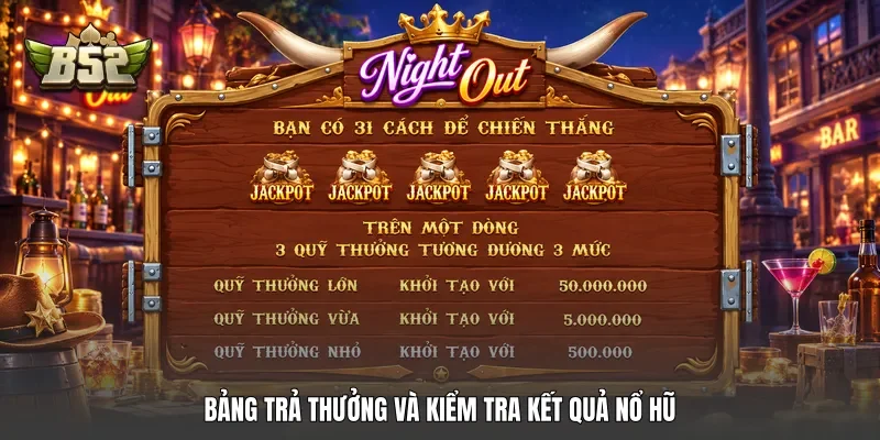 Bảng trả thưởng và kiểm tra kết quả nổ hũ Bảng trả thưởng và kiểm tra kết quả nổ hũ